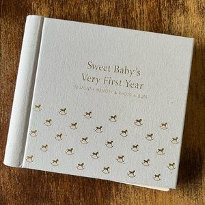 Babies first year photo album